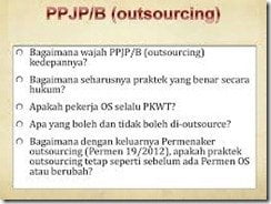 PKWT, PKWTT AND OUTSOURCING
